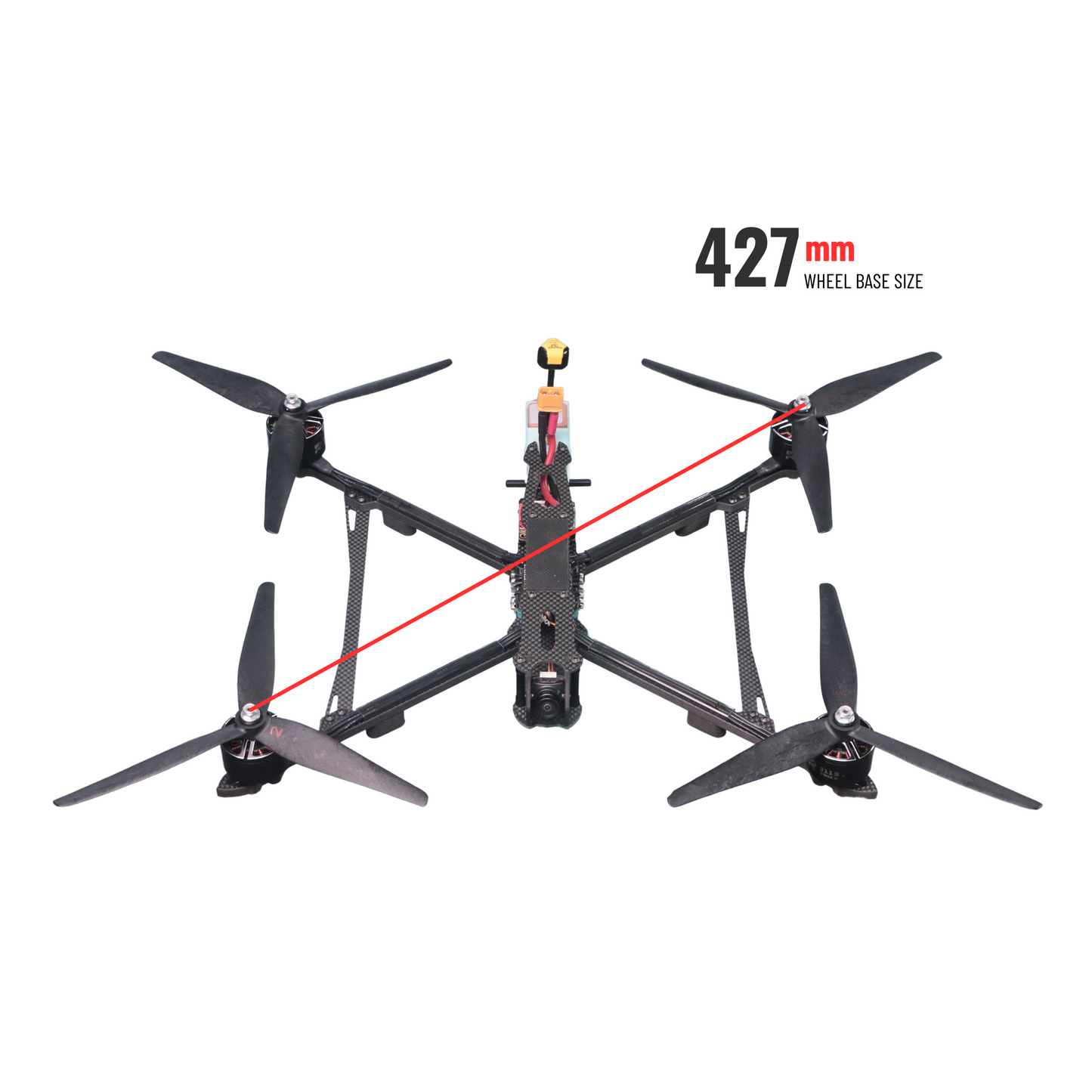 Mark4 V2 10 Inch Carbon Fiber Analog FPV Drone - PNP