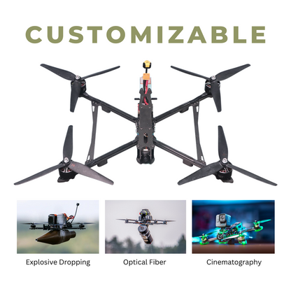 Mark4 V2 10 Inch Carbon Fiber Analog FPV Drone - PNP