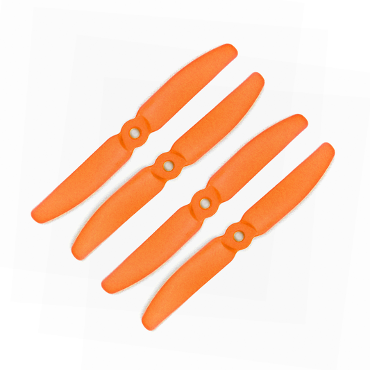 Orange HD Propellers 5040(5X4.0) Glass Fiber Nylon Props Orange 2CW+2CCW-2pairs