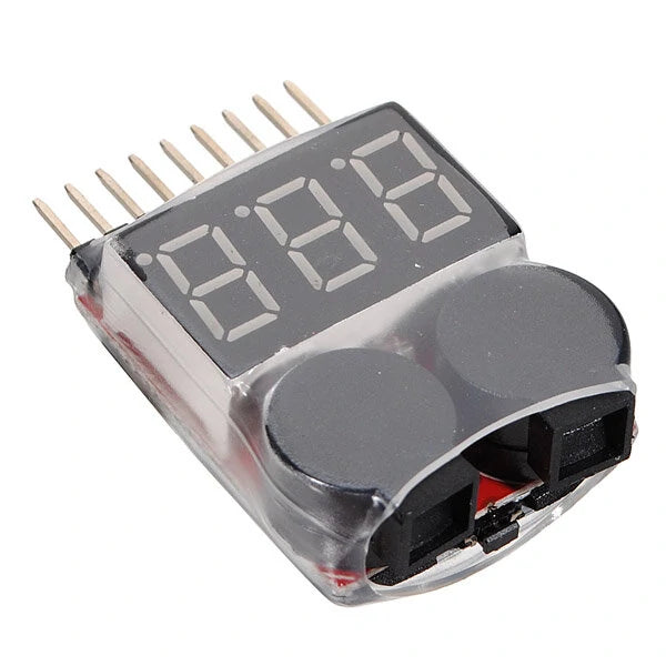 2s-8s Lipo Battery Voltage Tester | Battery Level Indicator For Drone