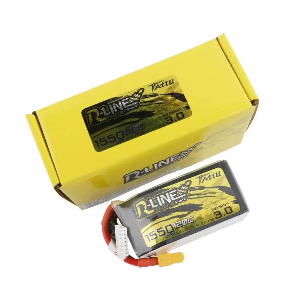 Tattu R-Line Version 3.0 1550mAh 6S1P 120C Lipo Battery. Hi Tech xyz