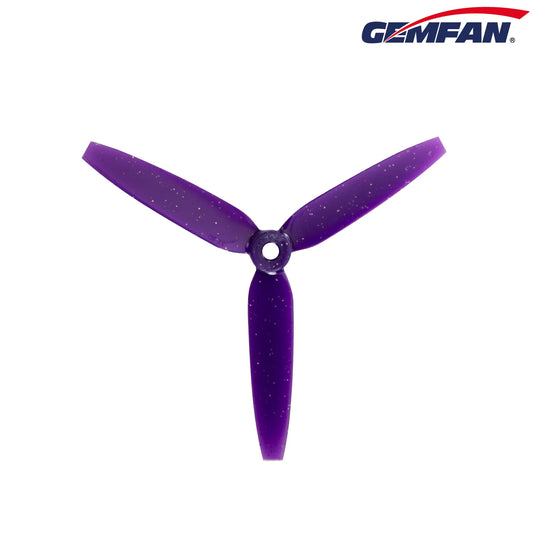 Gemfan 513D 3D PC 3-Blade Freestyle Propeller for 5 Inch FPV Drone (2CW + 2CCW) - Zurple