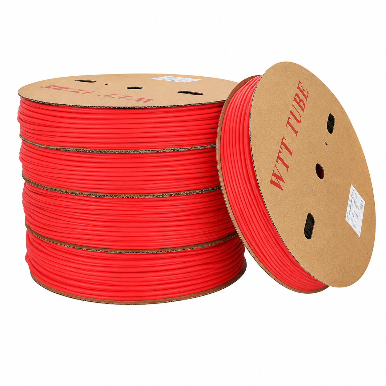 Roll of 2mm red heat shrink tubing for DIY electronics