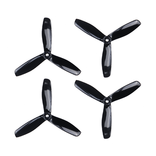 Orange HD Propellers 6045(6X4.5) Tri Blade Bullnose Polycarbonate Black 2CW+2CCW-2pairs