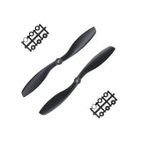 8045 ABS Black HD Propellers 1CW+1CCW – (1Pair)