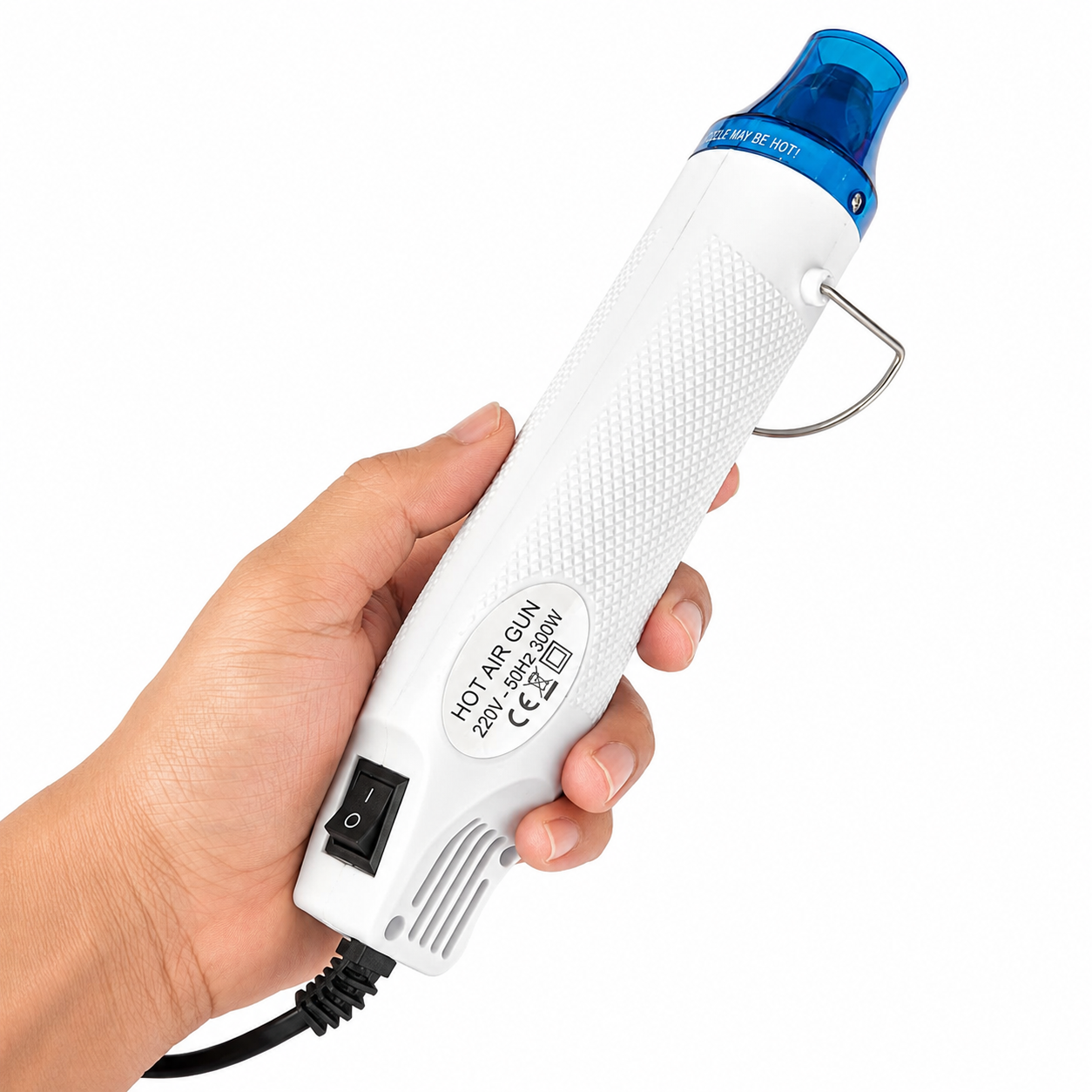 300W Hot Air Heat Gun Held in Hand