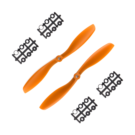 Orange HD Propellers 8045(8X4.5) ABS Orange 1CW+1CCW-1pair