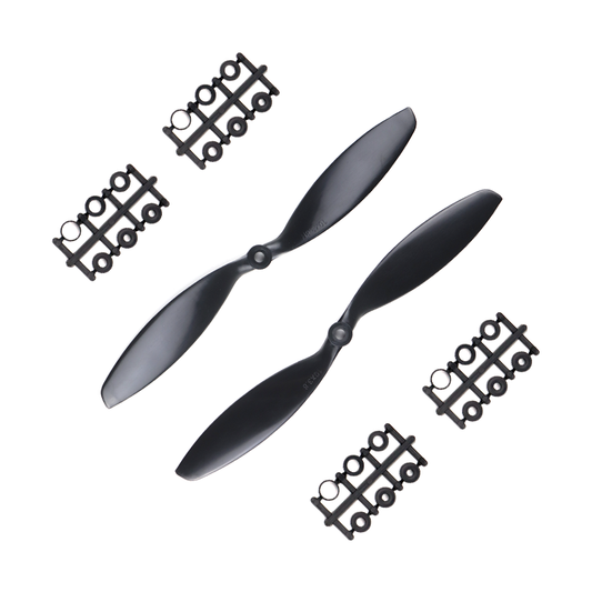 1038 ABS Black HD Propellers 1CW+1CCW - (1Pair). Hi Tech xyz