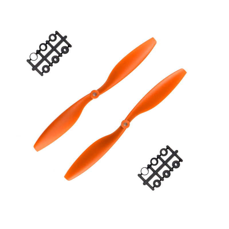 Orange HD Propellers 1045(10X4.5) ABS Orange 1CW+1CCW-1pair