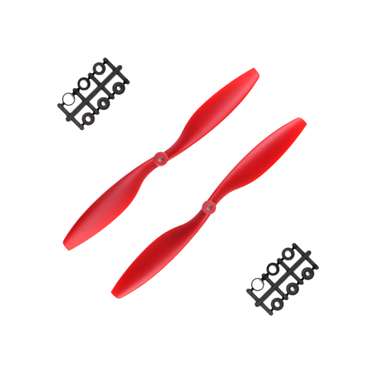 Orange HD Propellers 1045(10X4.5) ABS Red 1CW+1CCW-1pair