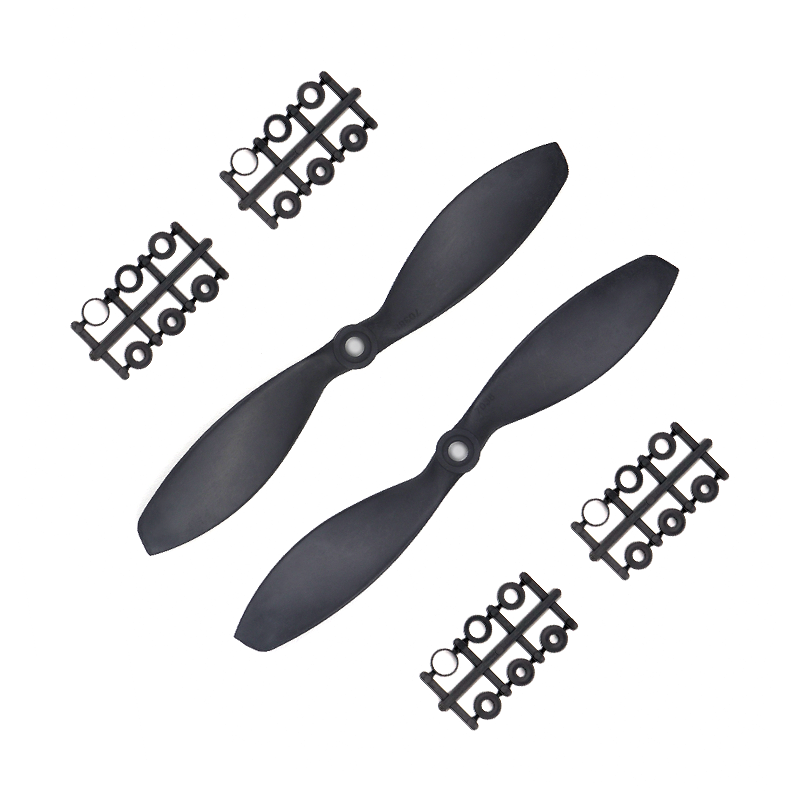 Orange HD Propellers 7038(7X3.8) Carbon Nylon Props Black 1CW+1CCW-1pair