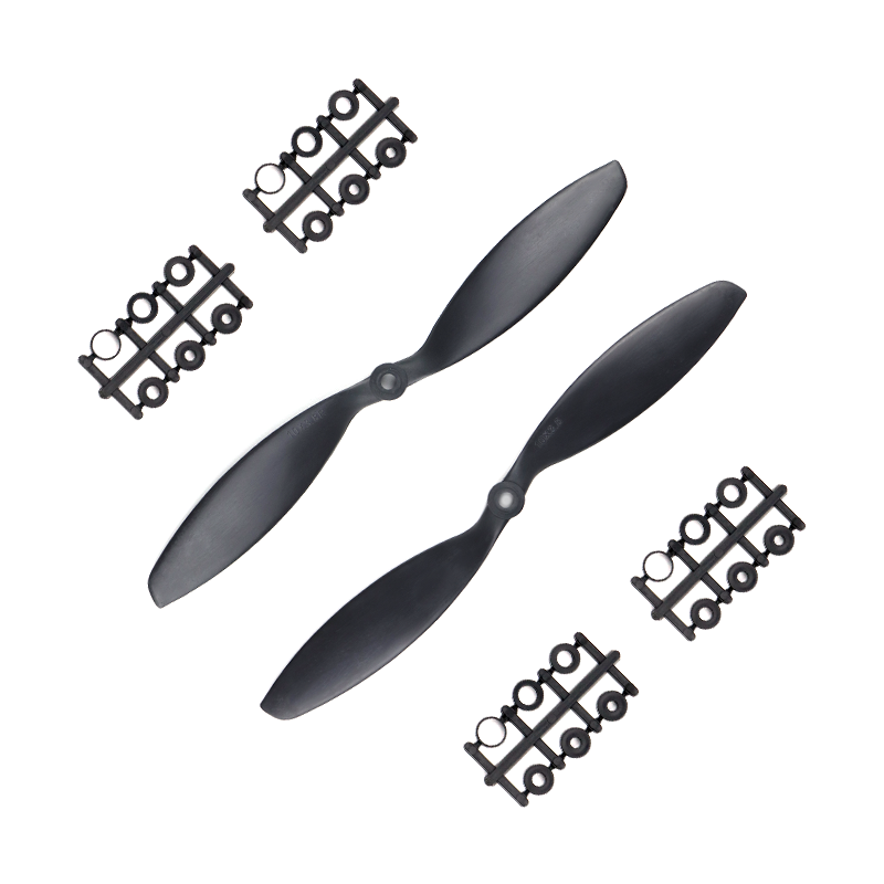 Orange HD Propellers 1038(10X3.8) Carbon Nylon Black 1CW+1CCW-1pair