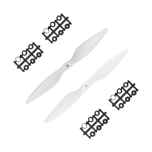 1045 Glass Fiber Nylon White  Propellers 1CW+1CCW - (1pair)
