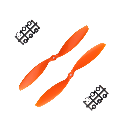 Orange HD Propellers 1038(10X3.8) ABS Orange 1CW+1CCW-1pair