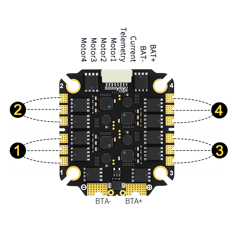 Aocoda-RC Warrior 3065S  4-IN-1 ESC