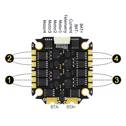 Aocoda-RC Warrior 3055S  4-IN-1 ESC
