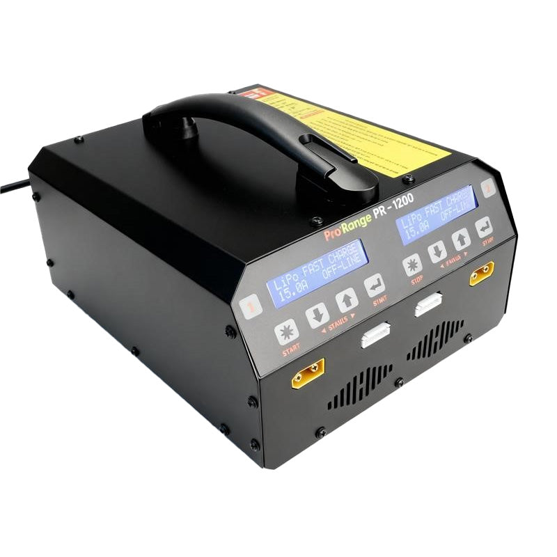 Pro-Range PR1200 20A Dual Channel Li-ion / LiPo / LiHV 6S Drone Battery Charger