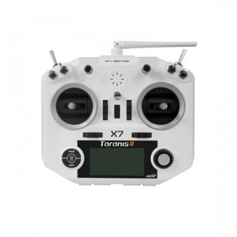FrSky 2.4GHz Taranis Q X7 Access Transmitter (White) with R9M 2019 Module and R9MM OTA Receiver