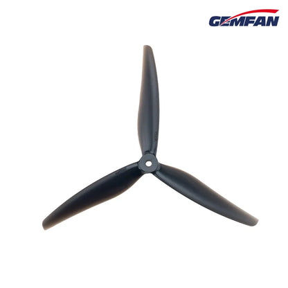 Gemfan 7535 Cinelifter & Macro Quad PC 3-Blade Propeller for 7.5 Inch FPV Drone (2CW + 2CCW) - Clear Black