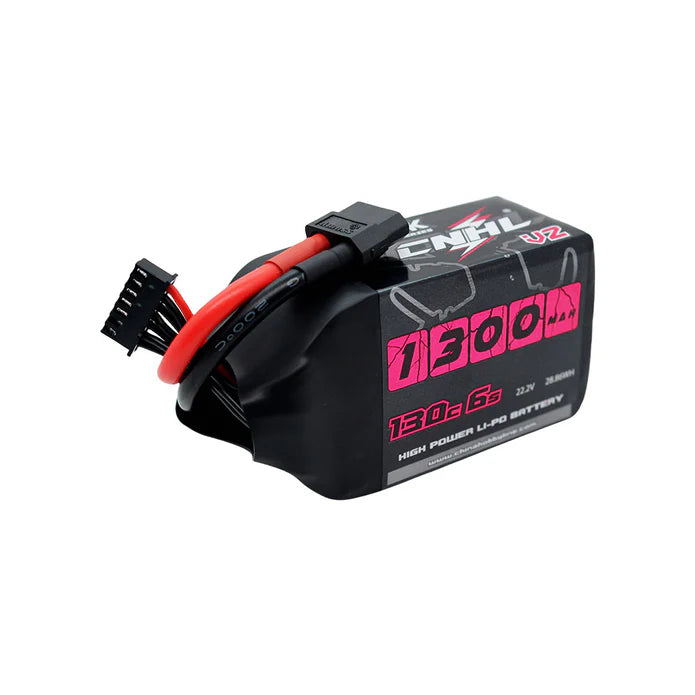 1300mAh 6S 130C V2.0 CHNL Black Series Lipo Battery