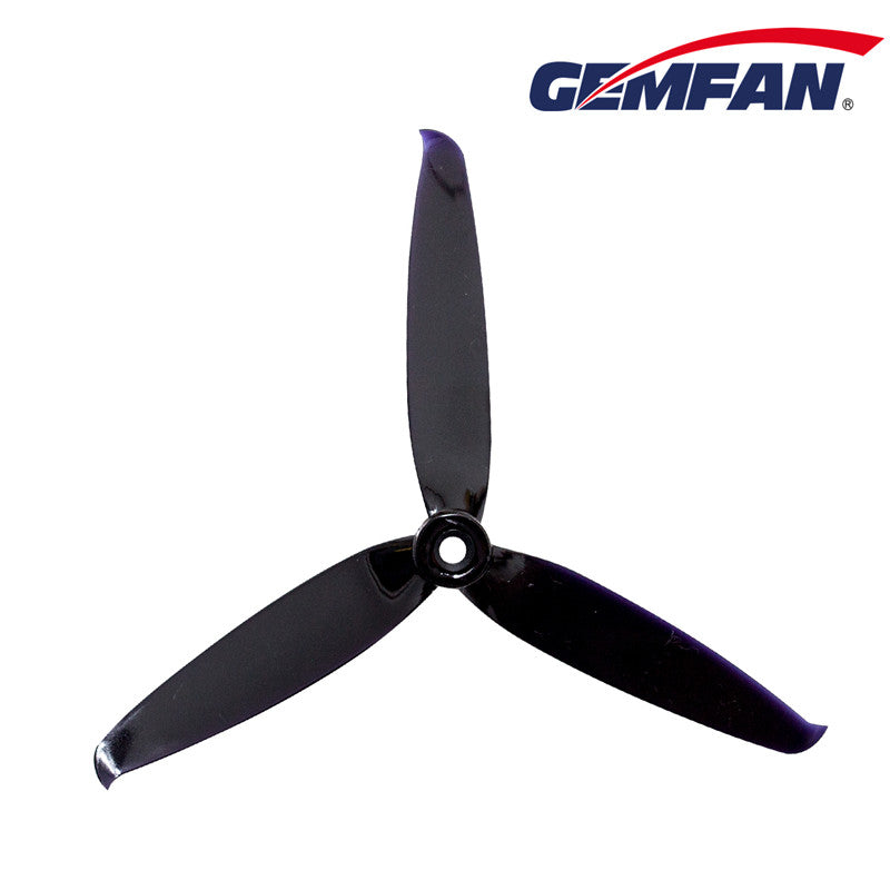 Gemfan 6042 Flash PC 3-Blade Freestyle Propeller for 6 Inch FPV Drone (2CW + 2CCW) - Black