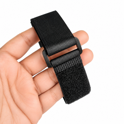 40×5cm LiPo battery strap shown in hand for FPV drone battery mounting