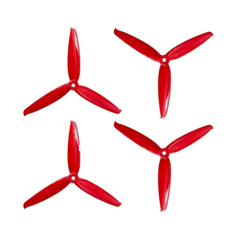 Orange HD 6042(6X4.2) Tri Blade Flash Propellers 2CW+2CCW 2 Pair Ferrari Red Hi Tech xyz