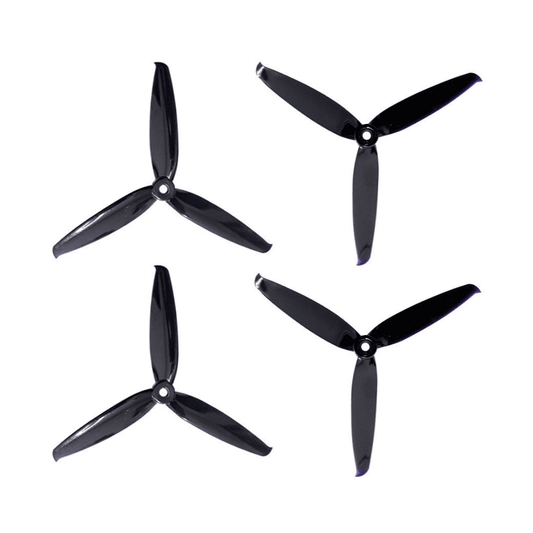 Orange HD 6042(6X4.2) Tri Blade Flash Propellers 2CW+2CCW 2 Pair- Black