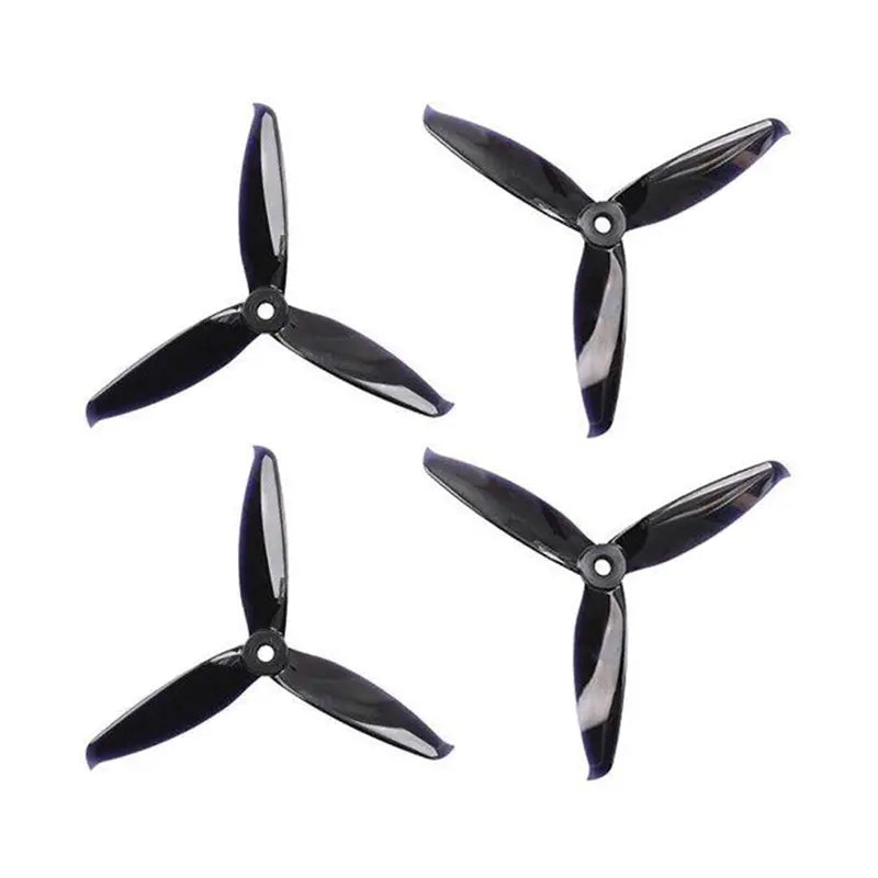 5152 HD Tri Blade Flash Propellers 2CW+2CCW - (2 Pair) - Black. Hi Tech xyz