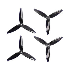 6042 Tri Blade Flash HD Propellers 2CW+2CCW - (2 Pairs) - Black.