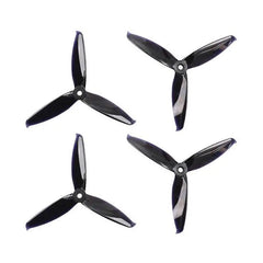 5152 HD Tri Blade Flash Propellers 2CW+2CCW - (2 Pair) - Black.