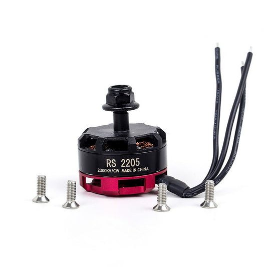 RS2205 2300KV Brushless DC Motor for QAV250 QAV300 Racing Drone Black Cap (CW Motor Rotation)