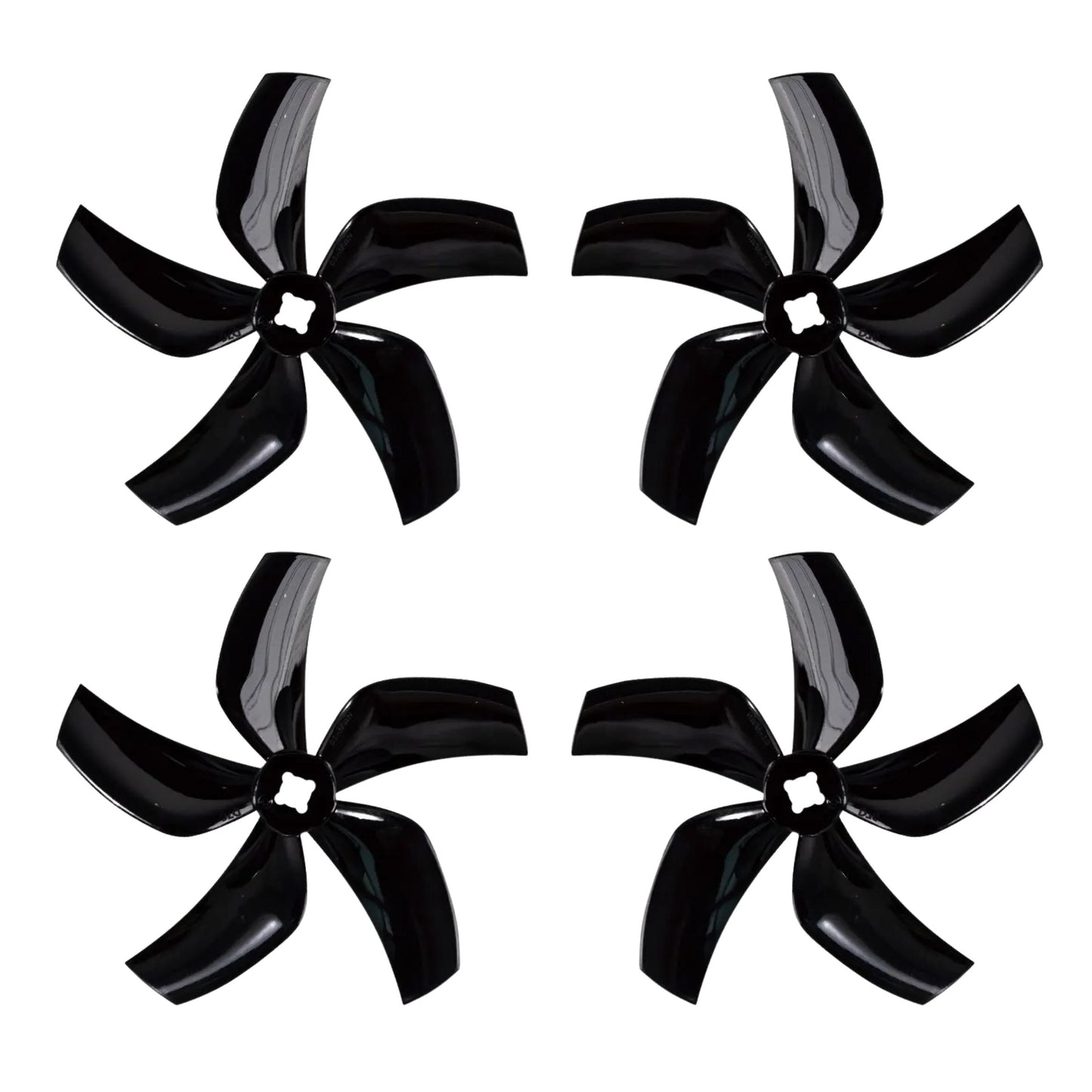 Gemfan D76 PC5 Blade Propeller (2CW+2CCW) - Black