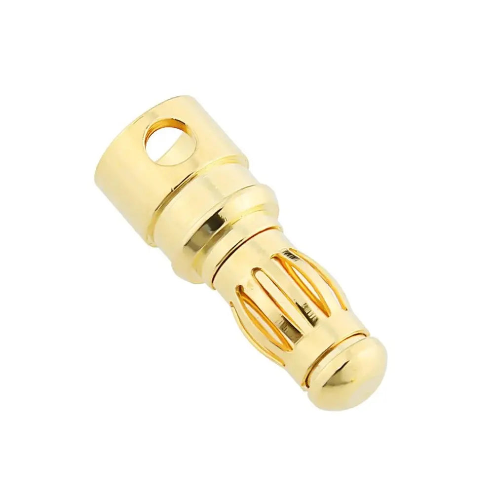 4mm Gold Bullet Connectors Male - 4Pcs. Hi Tech xyz