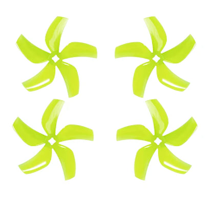 5 Blade Green FPV Propellers for Cinewhoop Drone