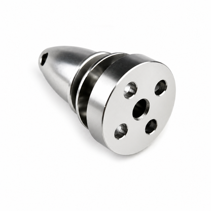 Front View of 5010 Aluminum Motor Coupler