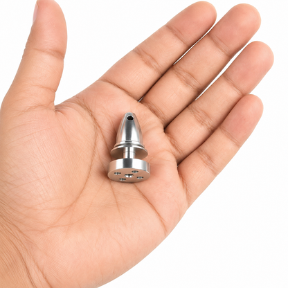 5010 Motor Coupler Size Comparison in Hand