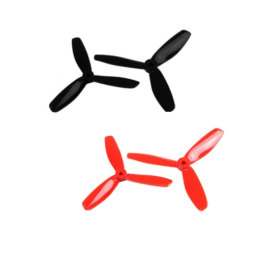 5045 Tri - Blades Propeller Black & Red CW & CCW (1pair).