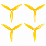 5129 YUKI Drone Propeller PC 3 Blade Yellow (2 Pair CW+CCW)