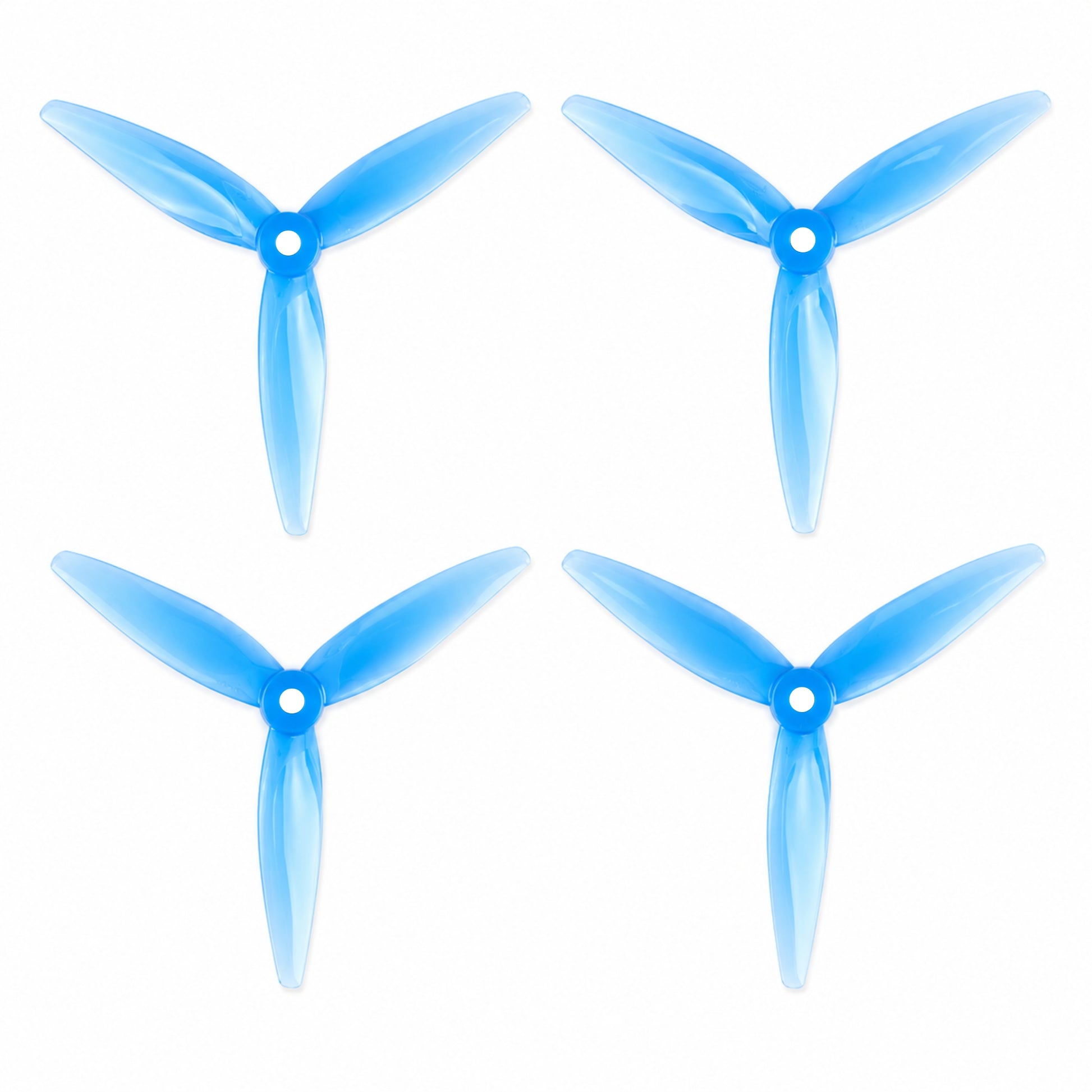 5129 YUKI Drone Propeller PC 3 Blade Sea Blue 2 Pair CW CCW
