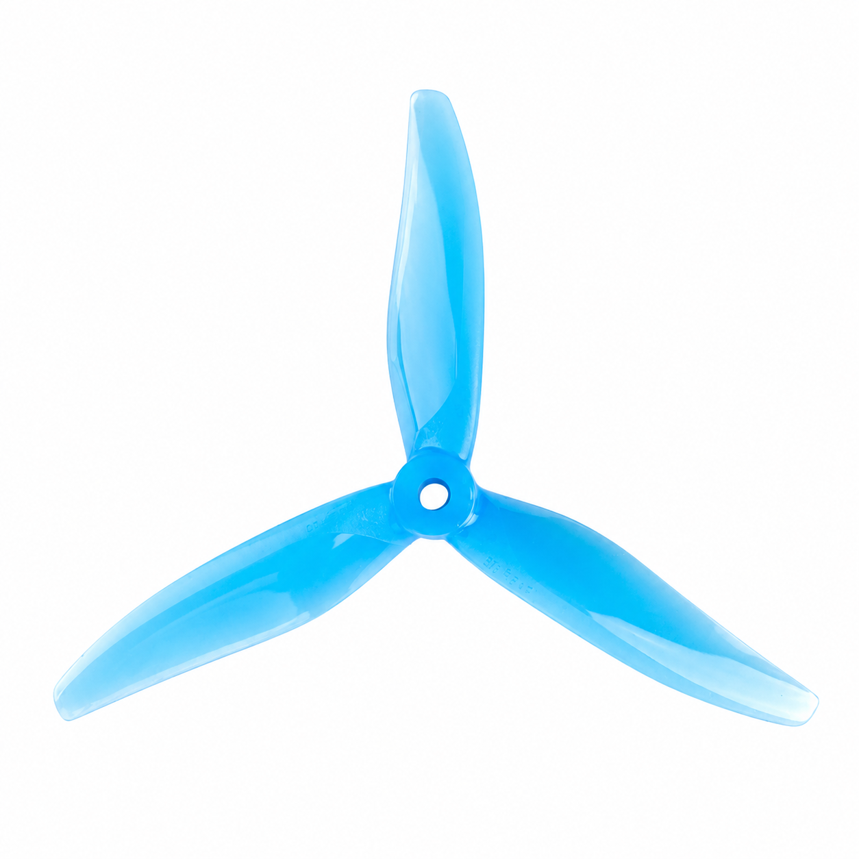 Close-up of 5129 YUKI Sea Blue Propeller hub
