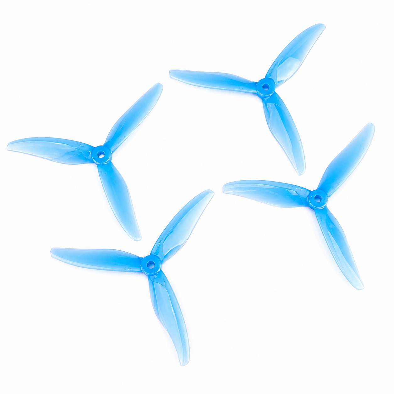 5129 YUKI Sea Blue 3 Blade Propeller Set 2CW+2CCW