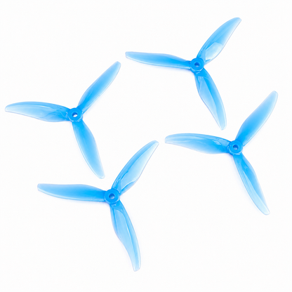 5129 YUKI Sea Blue 3 Blade Propeller Set 2CW+2CCW