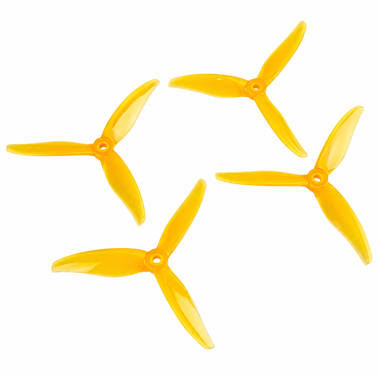 5129 YUKI Yellow 3 Blade Propeller Set 2CW+2CCW