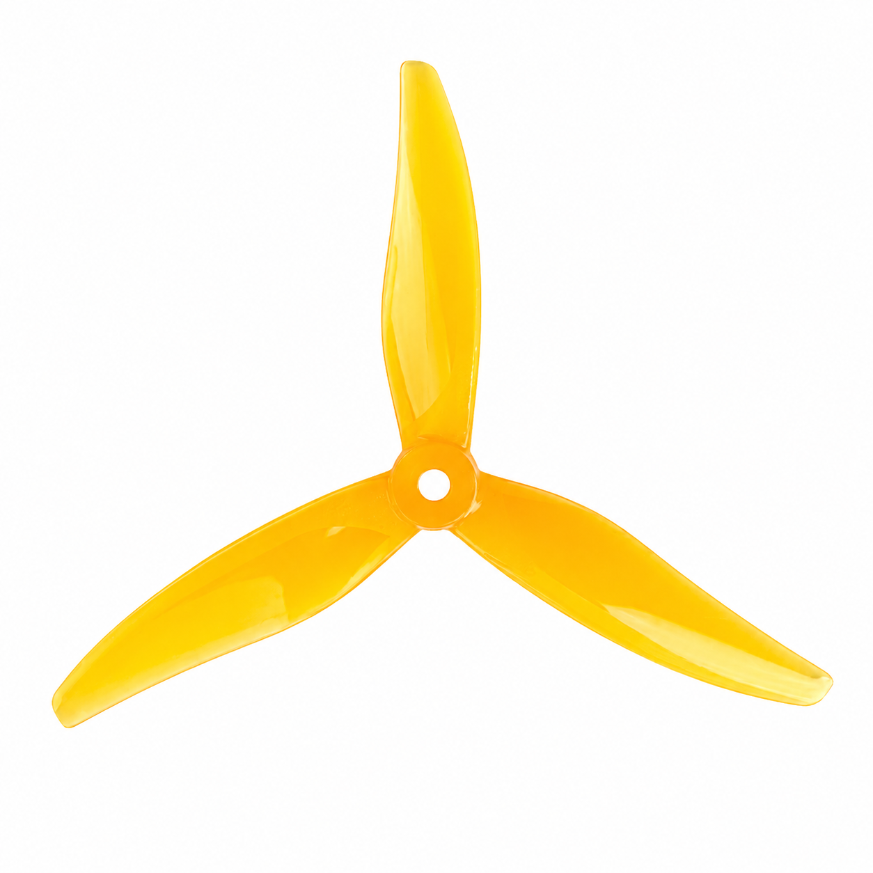 Single 5129 YUKI Yellow 3 Blade Drone Propeller