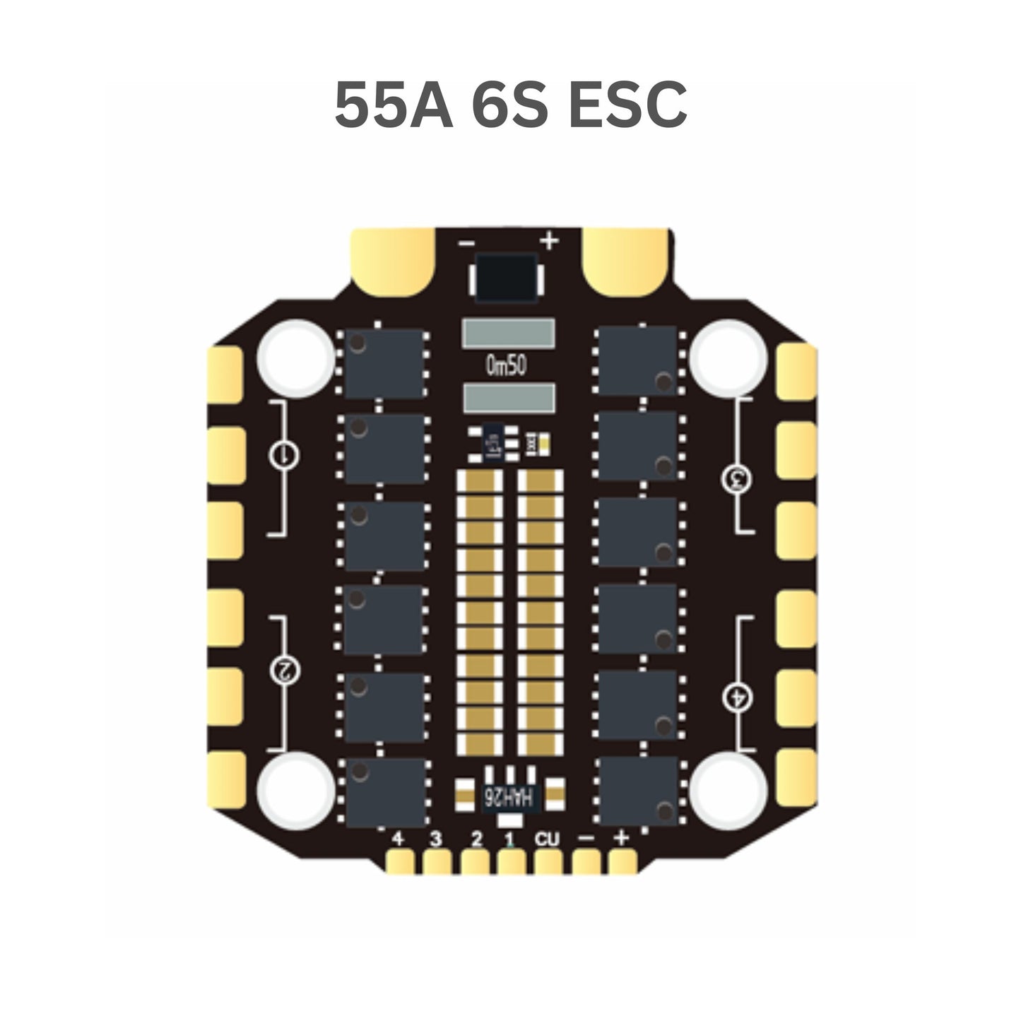 DAKEFPV GT 6S 60A 4 in 1 ESC