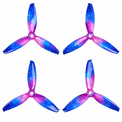 Gemfan HD Propellers Windancer 5043-3 Triblade Propellers (2CW, 2CCW) – Skitzo Galaxy
