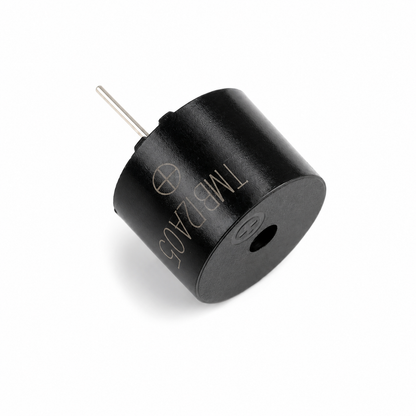 Tilted Side View of 5V Active Electromagnetic Buzzer