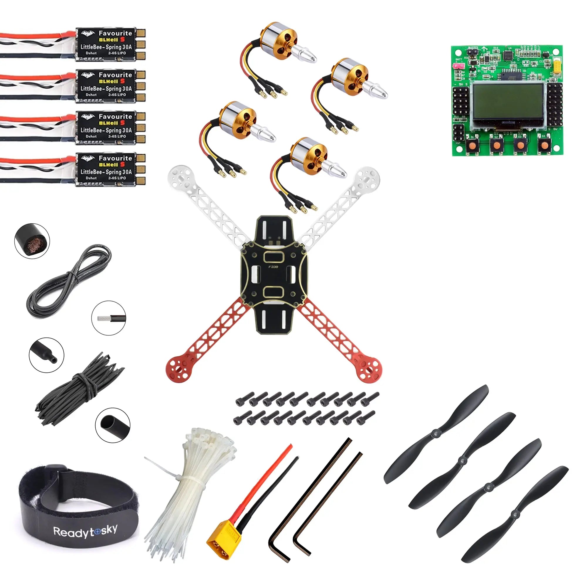KK2.1.5 Flight Controller F330 Quadcopter Drone Kit – Hi Tech xyz