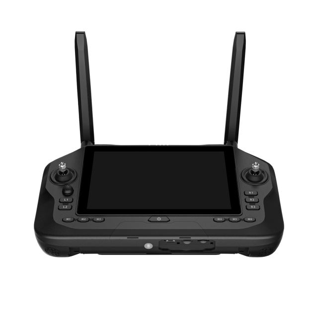 SIYI UniRC 7 Pro Dual Frequency 2.4 & 5 GHz Handheld Ground Station 40 KM Range Smart Controller with 7-Inch 1080P High Brightness Touchscreen Display with Digital 4K Image Transmission